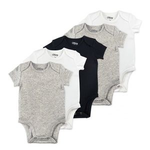 (NWT) Ottley and me / Mac & Moon- 5-Pack Bodysuit